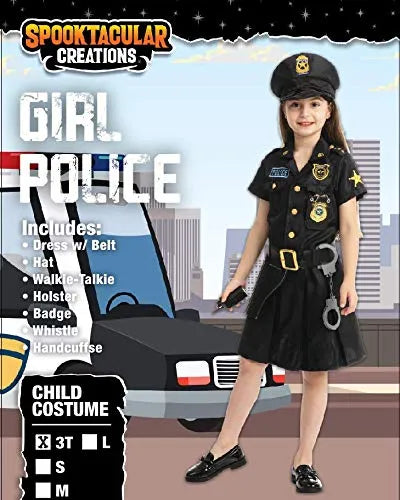 Girl Cop Halloween Costume