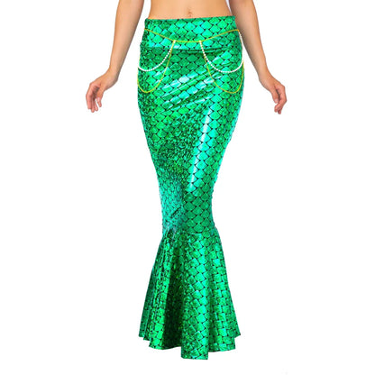 Women Mermaid Skirt Costume