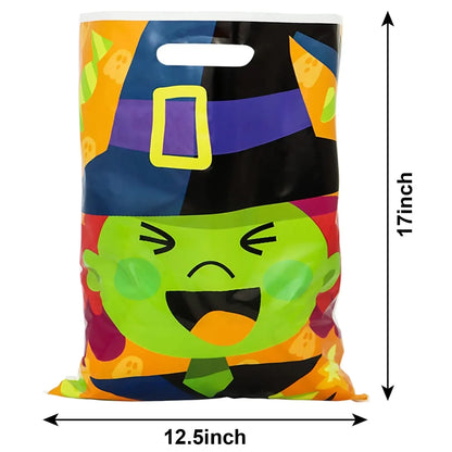 72pcs Halloween Treat Bags with 6 Designed Characters