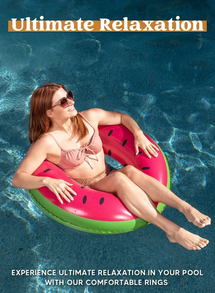 3pcs 32.5in Fruits Pool Inflatable Floats