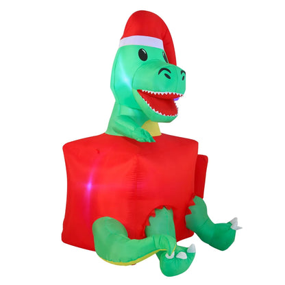 6ft LED Inflatable Dinosaur in a Gift Box