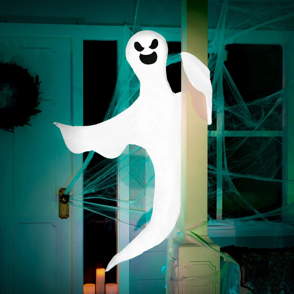 Bendable Tree Wrap Ghost Halloween Decoration 53in