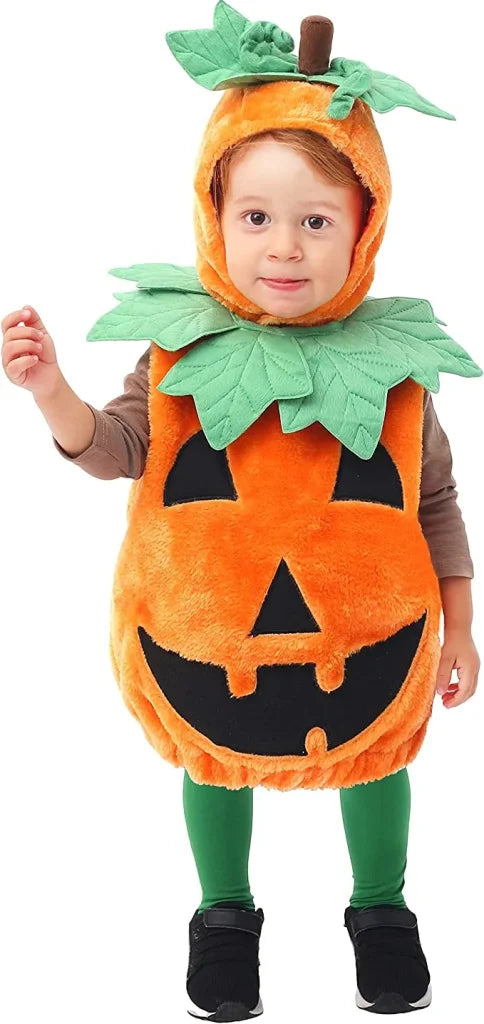 Kids Halloween Pumpkin Costume Set