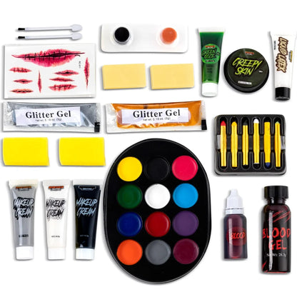 26Pcs Halloween Family Makeup Kit