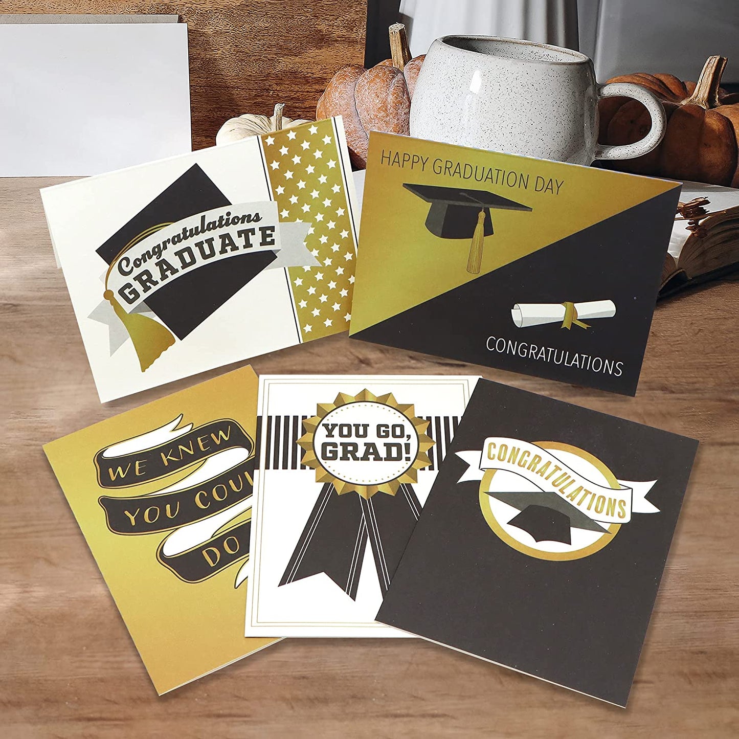 Graduation Cards (Gold)