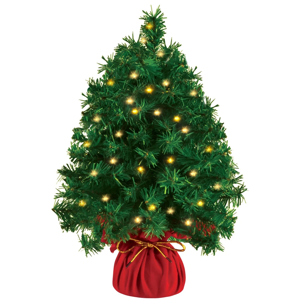 Prelit Mini Tabletop Christmas Tree 20in