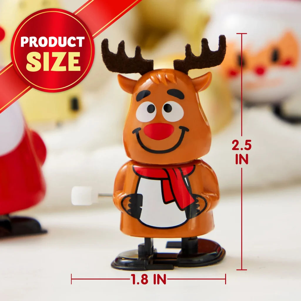 24 Pack Christmas Wind Up Toy Christmas Decoration and Gift