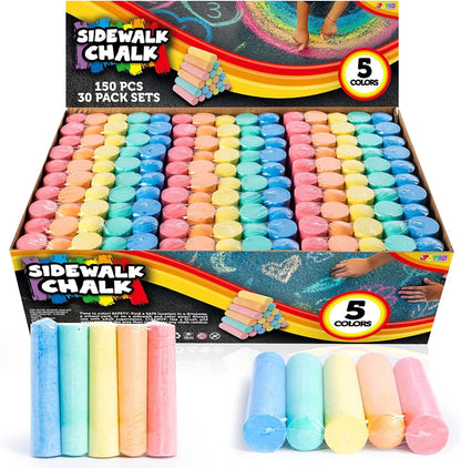 Sidewalk Chalk, 150 Pcs