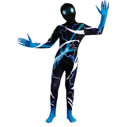 Child Black Skin Shadow Monster Costume