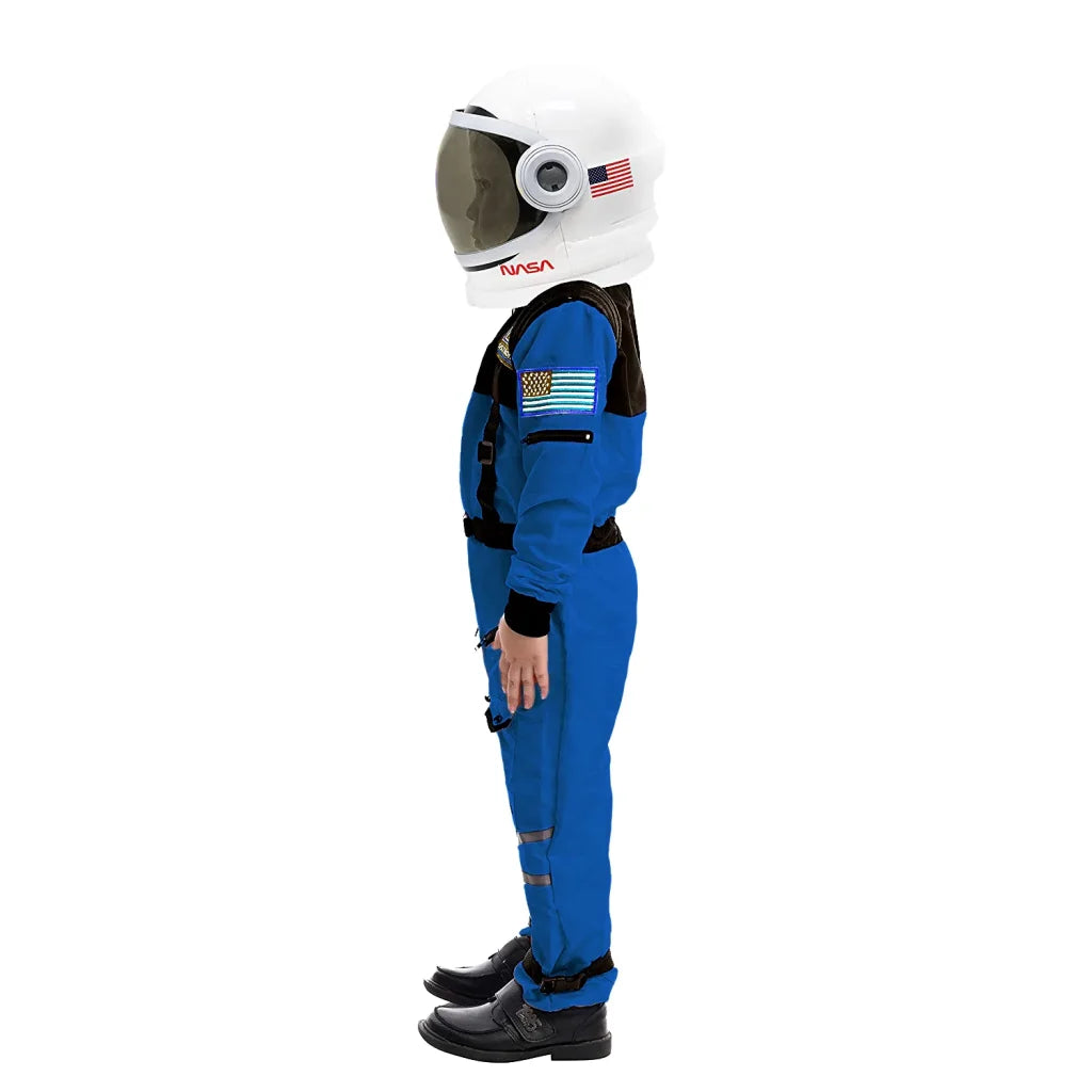 Kids Blue Astronaut Halloween Costume