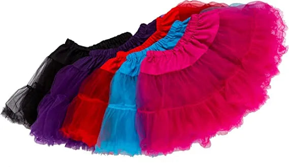 Womens Halloween Black Tutu Skirt