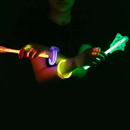 33pcs Light Up Halloween Glow Sticks