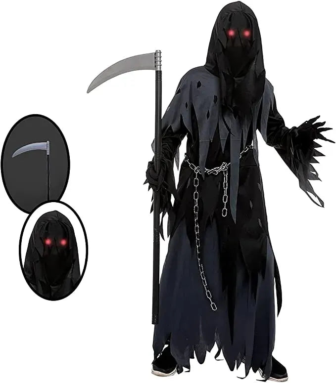 Kids Grim Reaper Halloween Costume