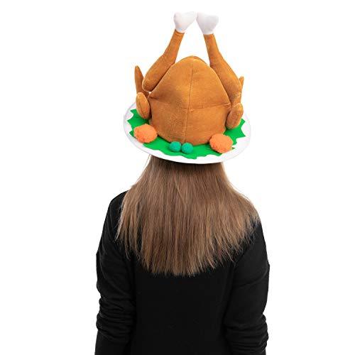 2Pack Silly Turkey Roasted Hat