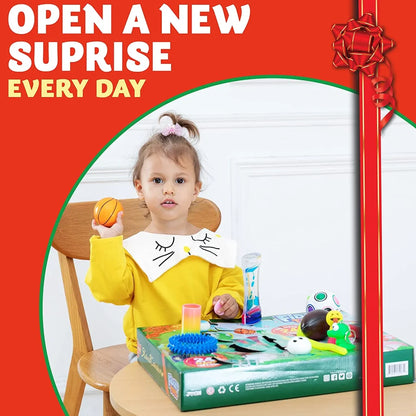 Christmas Advent Calendar with Pressure Relief Toys Set