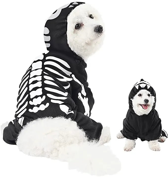 Skeleton Halloween Costume for Dogs