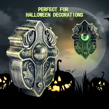 Animated Halloween Doorbell with Eyeball Decoration