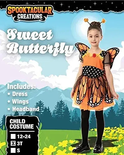 Kids Unique Butterfly Halloween Costume