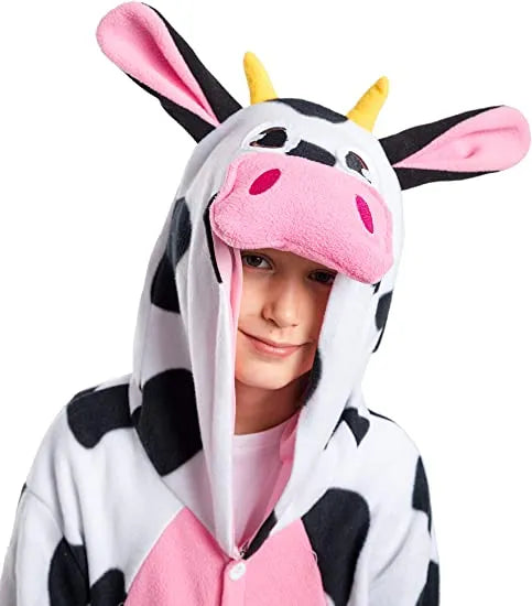 Childs Cow Pajamas Halloween Costume