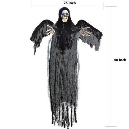 2pcs Flying Grim Reaper and Skeleton Pirate Decorations