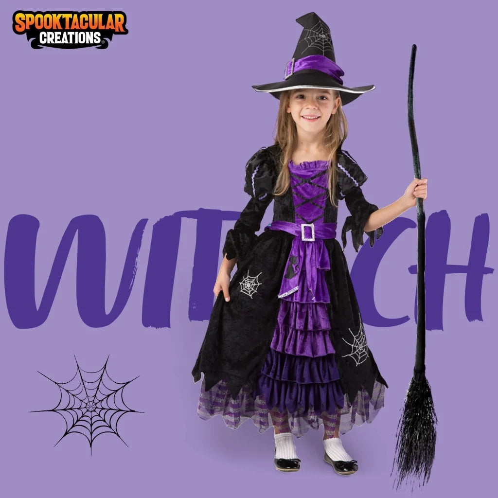 Girls Cute Witch Costume