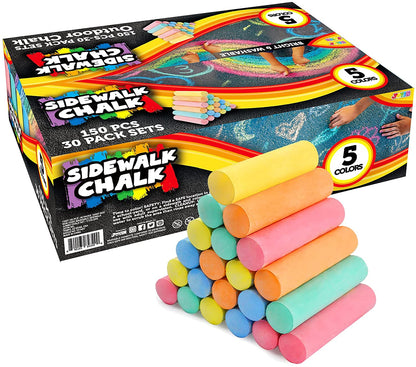 Sidewalk Chalk, 150 Pcs