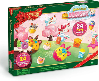 24 Days Christmas Countdown Advent Calendar with Squishies