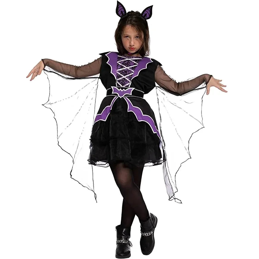 Kids Bat Girl Halloween Costume