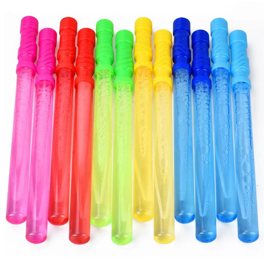 12pcs Big Bubble Wand Assortment 14.6in