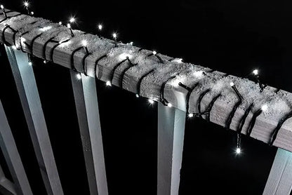 600 LED Cool White Christmas String Lights 98.3ft