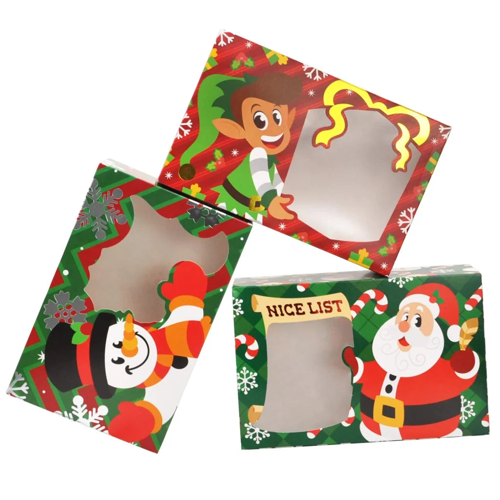 24pcs Christmas Cookie Gift Boxes