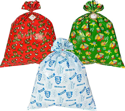 6pcs Christmas Giant Goody Gift Bags