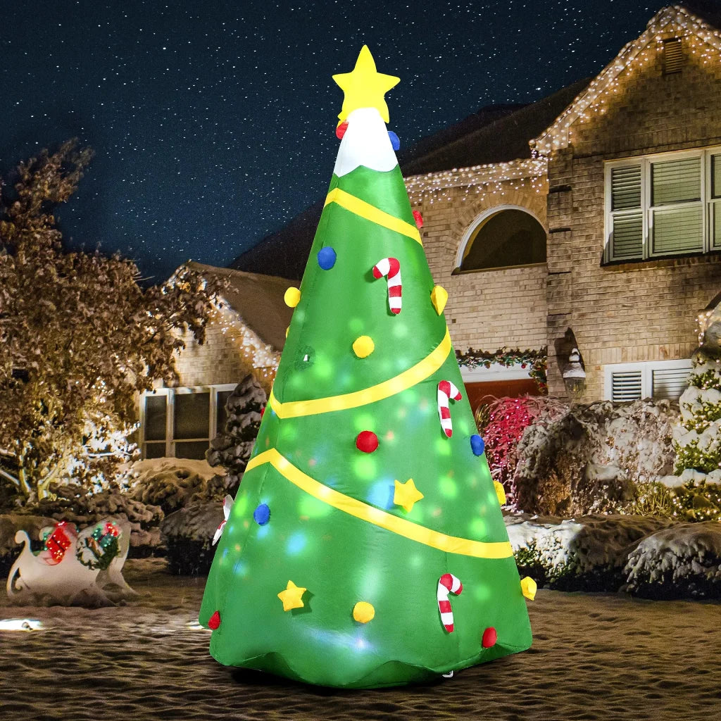 8ft Inflatable Christmas Tree Decorations