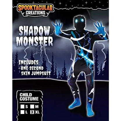 Child Black Skin Shadow Monster Costume