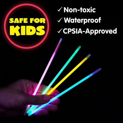 200Pcs Glow sticks 8in