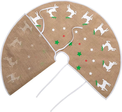 Reindeer Christmas Tree Skirt 48in