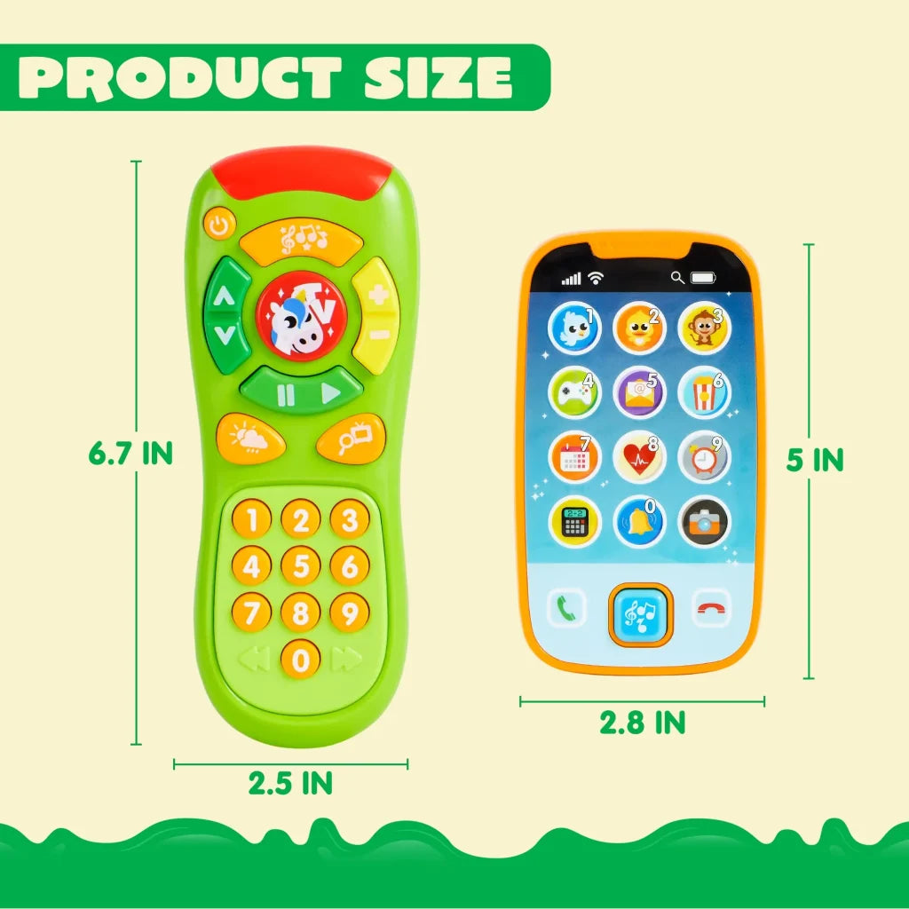 Baby Cell Phone Toys with Music and Remote V3