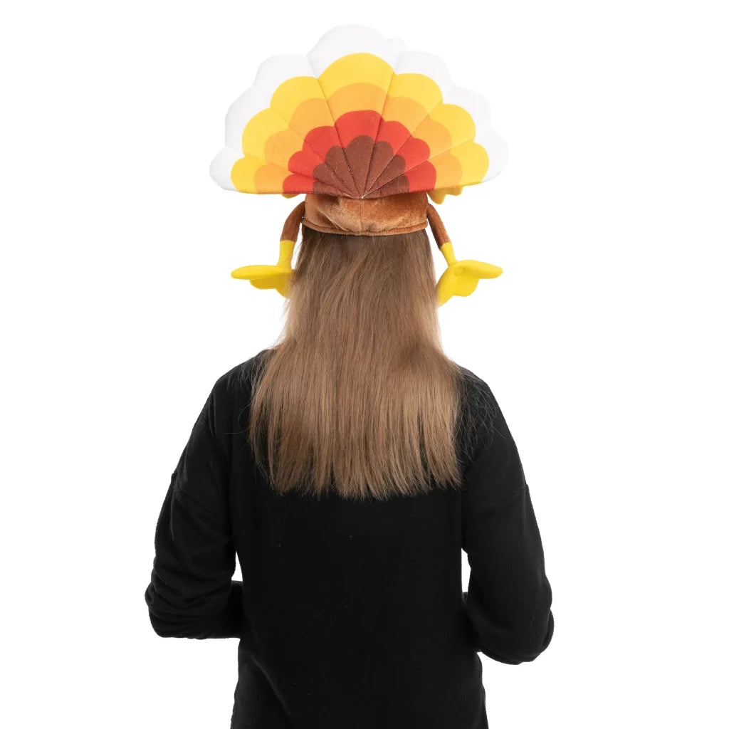 2Pcs Turkey Sitting Hats Silly