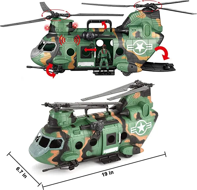 10pcs Army Helicopter Toys and Boys Military Toys