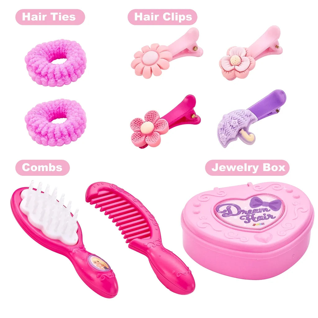 17pcs Girls Beauty Salon Play Set