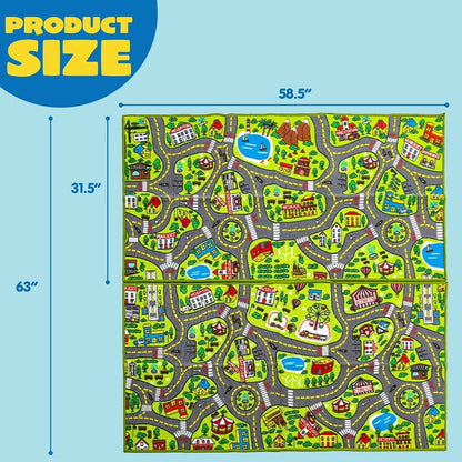 2pcs City Life Carpet Playmat for Kids