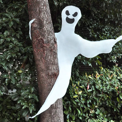 Bendable Tree Wrap Ghost Halloween Decoration 53in