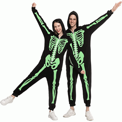 Adult Family Matching Skeleton Pajamas