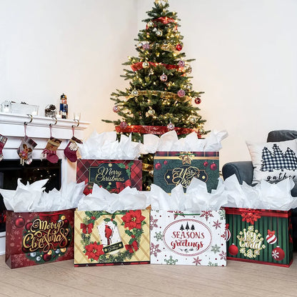 12pcs Large Christmas Gift Bags