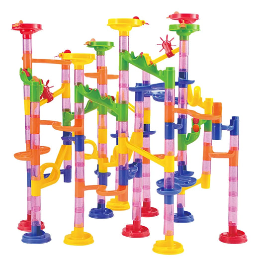 196pcs Marble Run Building Block Toys Set