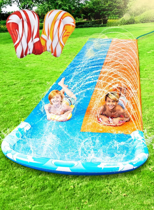 22.5ft Water Slide with 2 Bodyboards