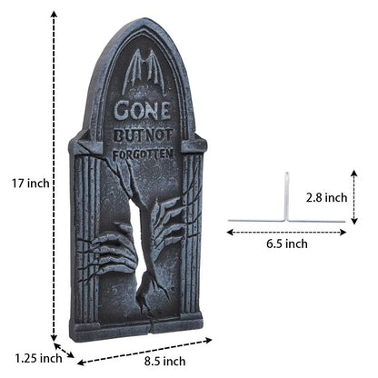 5pcs Foam RIP Graveyard Halloween Tombstones 17in