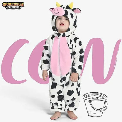 Unisex Toddler Cow Outfit Animal Costume