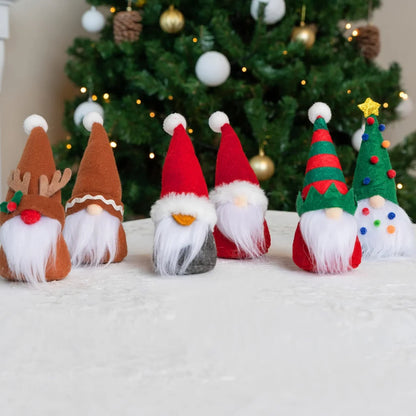 6pcs Christmas Gnome Ornaments 6in