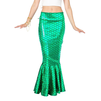 Women Mermaid Skirt Costume